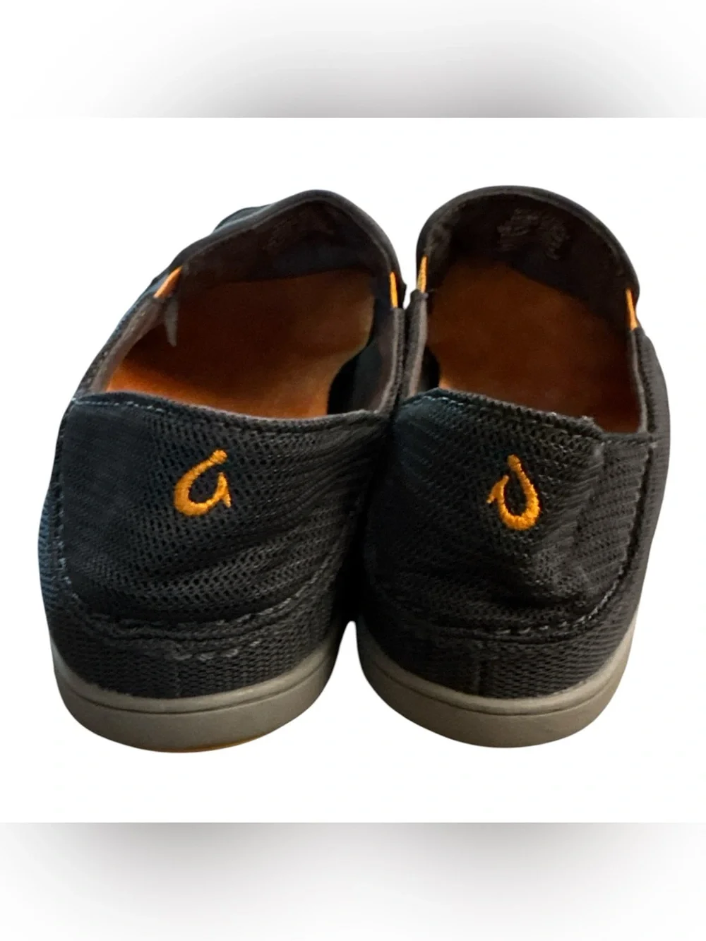 Olukai Nohea Mesh Grey Men's Size 11 Slip-On Casual Shoes Beach Sneakers Surfer
